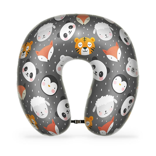Nackenkissen mit Tiermotiven – Reisekissen mit Memory Foam