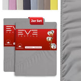 Eve Textile Fitted Sheet Grey Jersey