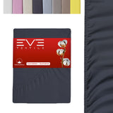Eve Textile fitted sheet anthracite grey jersey