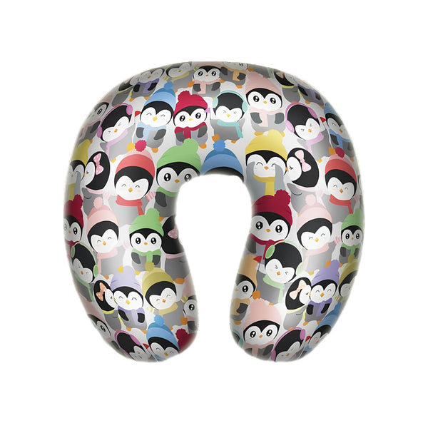 Eve Textile travel neck pillow penguin design 