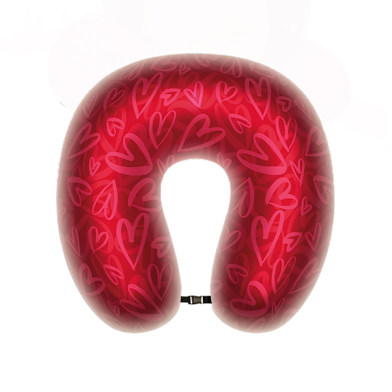 Eve Textile travel neck pillow heart design 