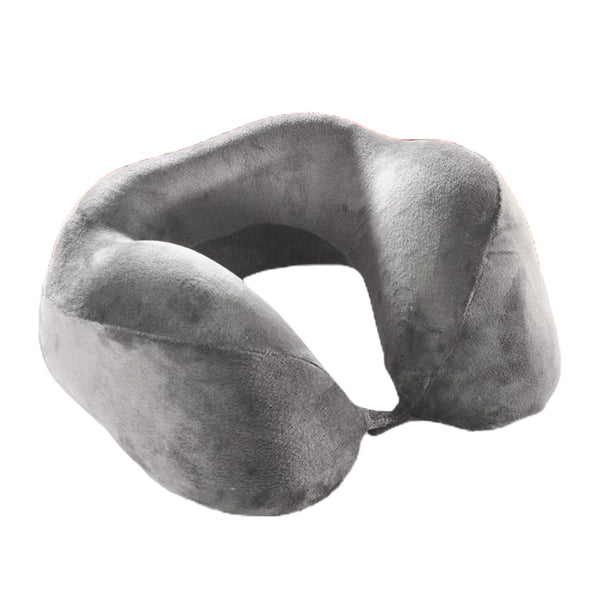 Eve Textile Travel Neck Pillow Grey with Raised Neck