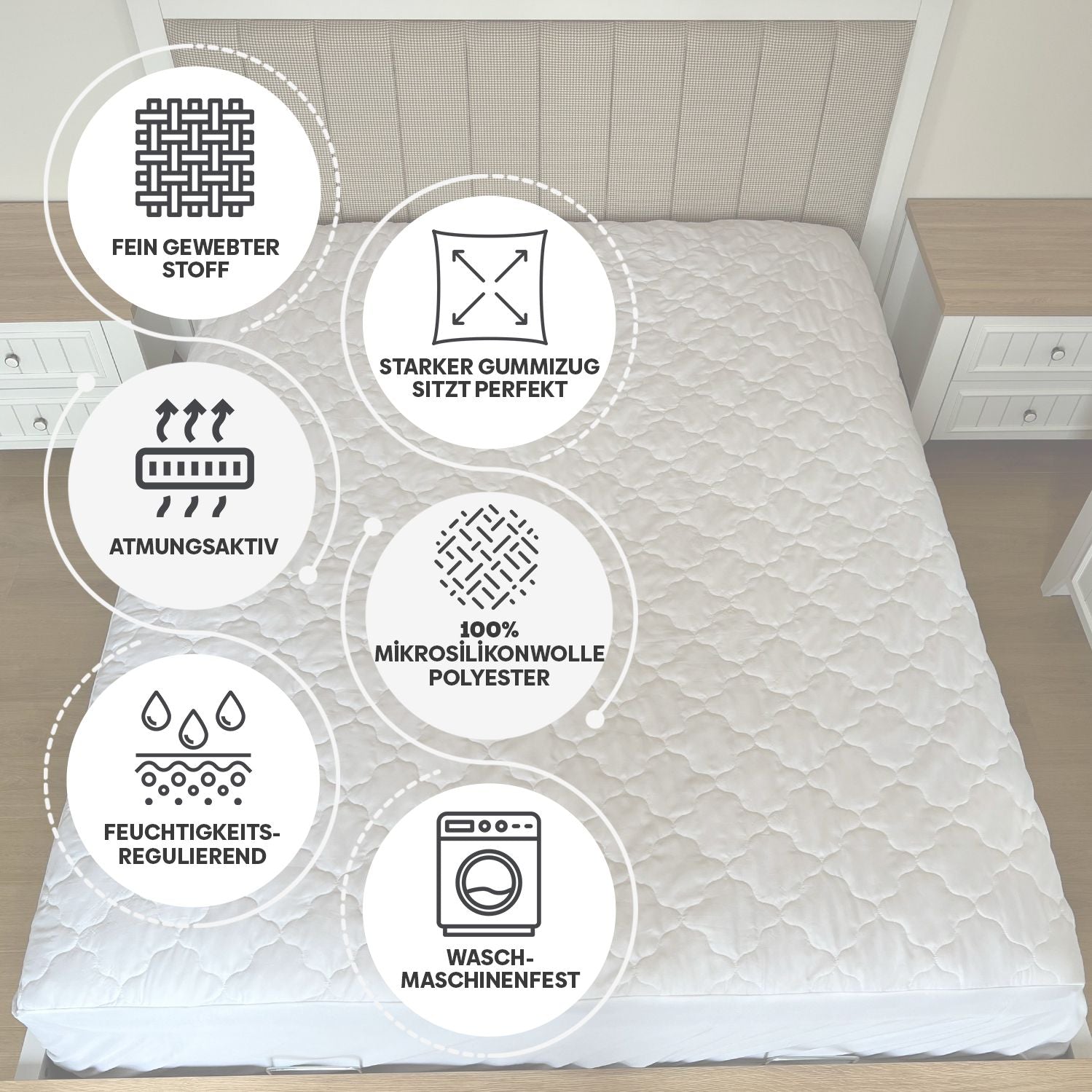 Eve Textile Gesteppter Matratzenschoner