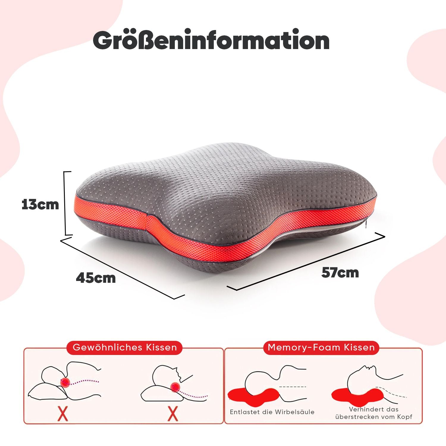 Eve Textile anti-snoring pillow 