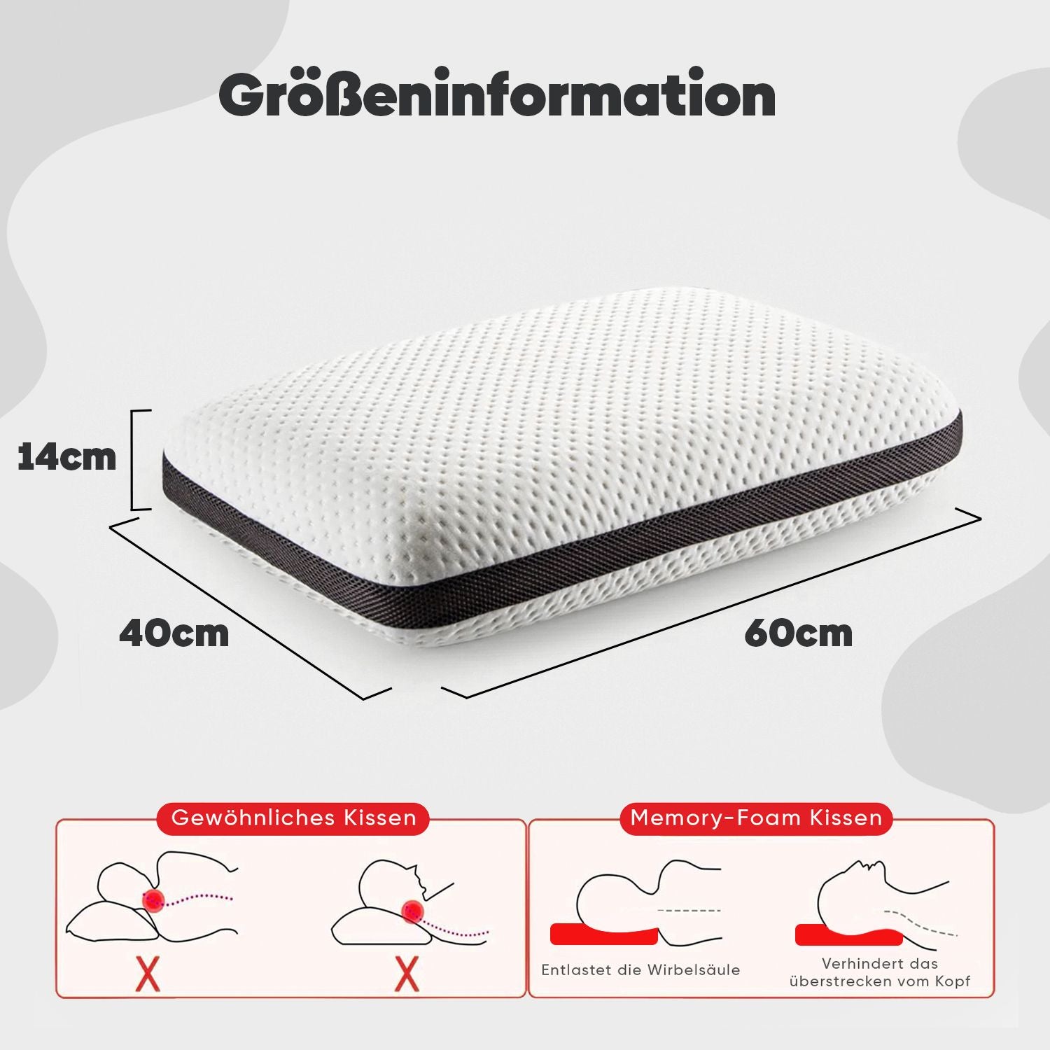 Eve Textile side sleeper pillow 