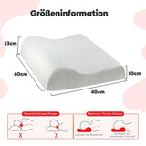 Eve Textile Orthopaedic Pillow with Raised Neck 