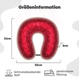 Eve Textile travel neck pillow heart design 