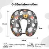 Eve Textile travel neck pillow animal design