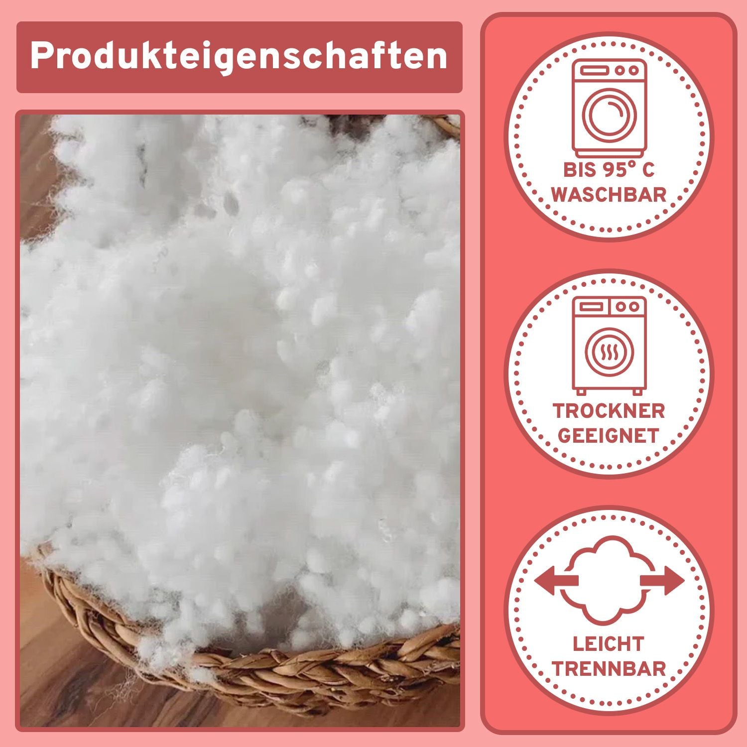 Eve Textile Premium Fiber Balls Filling Wadding 