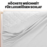 Eve Textile fitted sheet white jersey