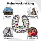 Eve Textile travel neck pillow penguin design 