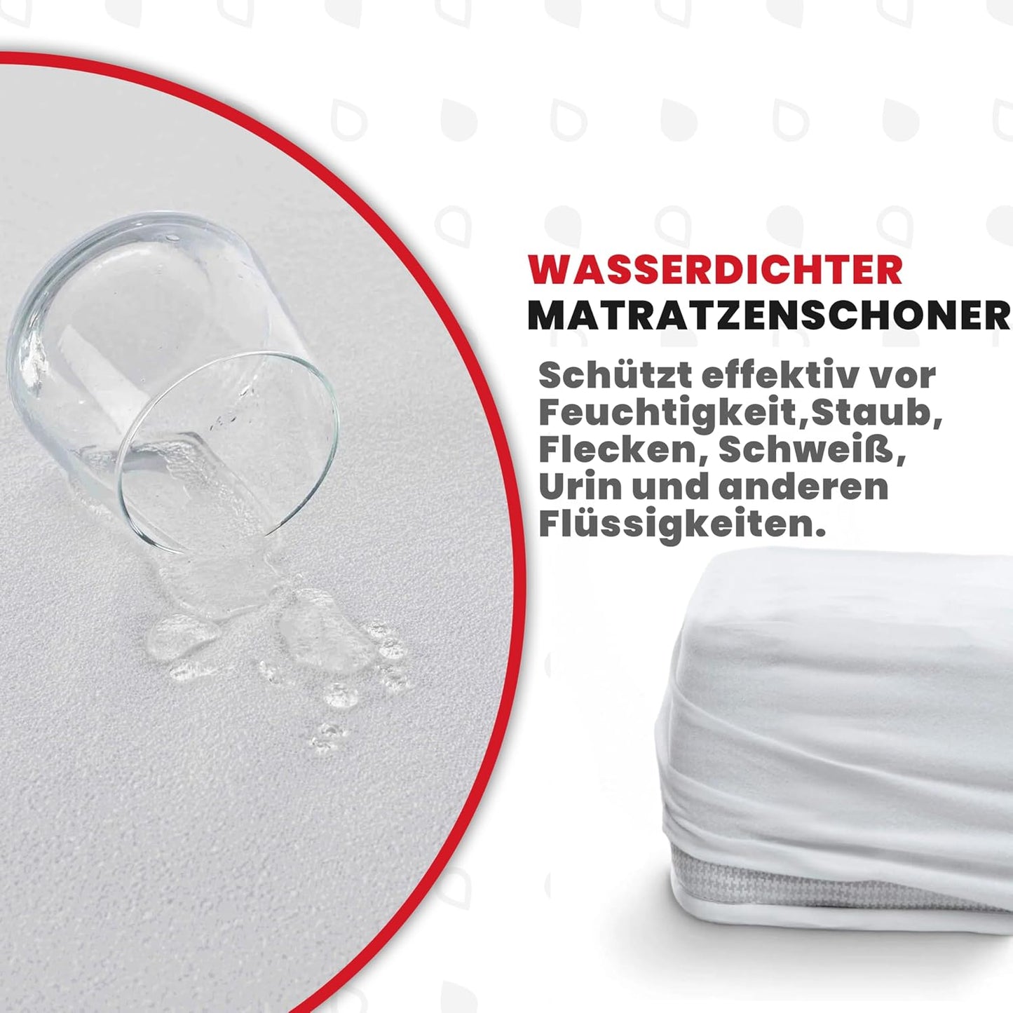 Wasserdichter Matratzenschoner Bezug