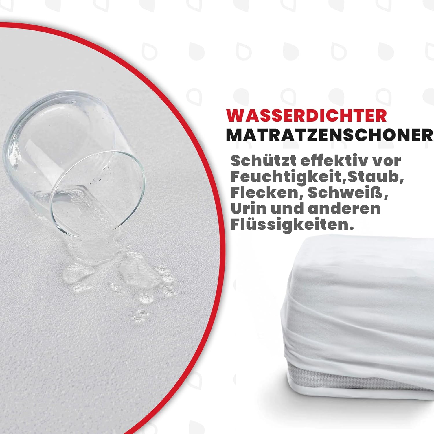 Wasserdichter Matratzenschoner Bezug