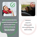 Eve Textile travel neck pillow heart design 