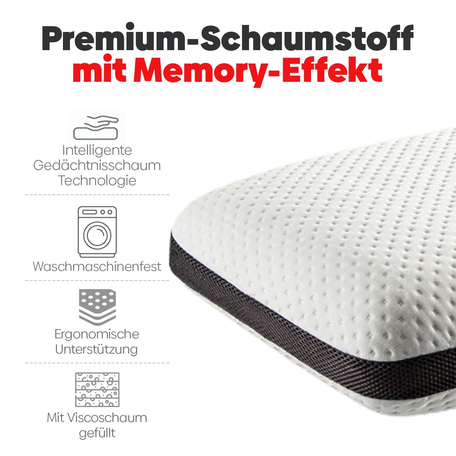 Eve Textile side sleeper pillow 