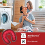 Eve Textile travel neck pillow heart design 