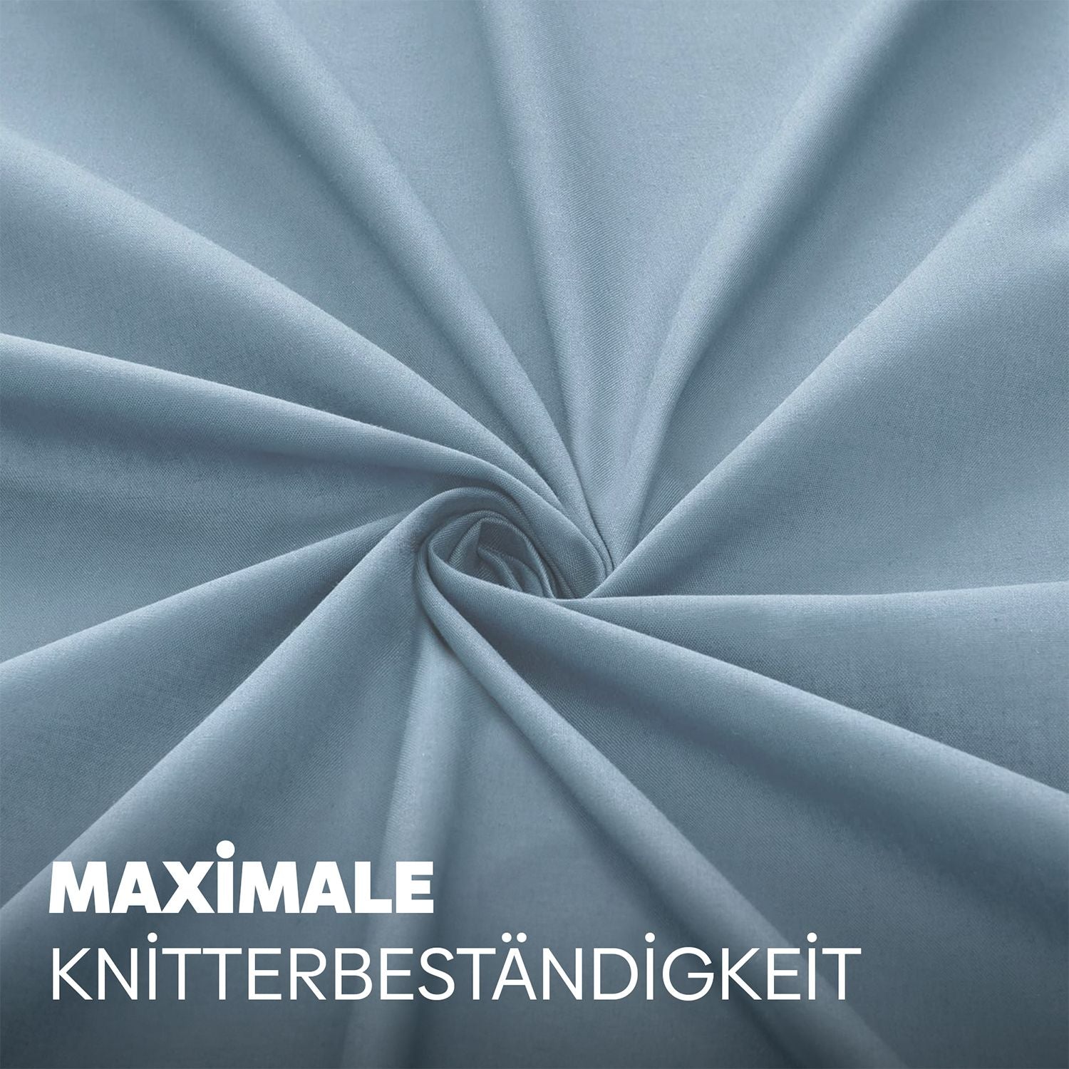 Eve Textile fitted sheet light blue jersey