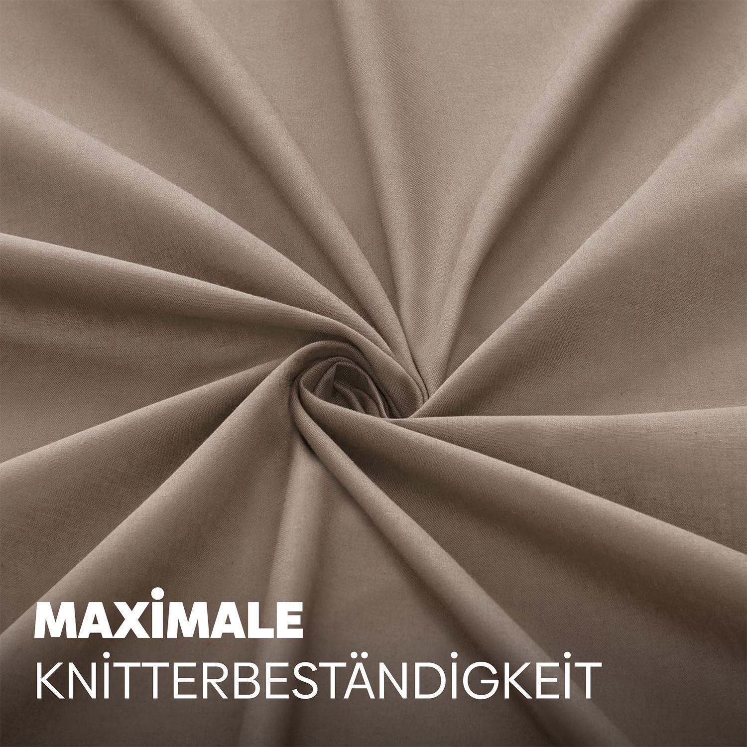 Eve Textile fitted sheet light brown jersey