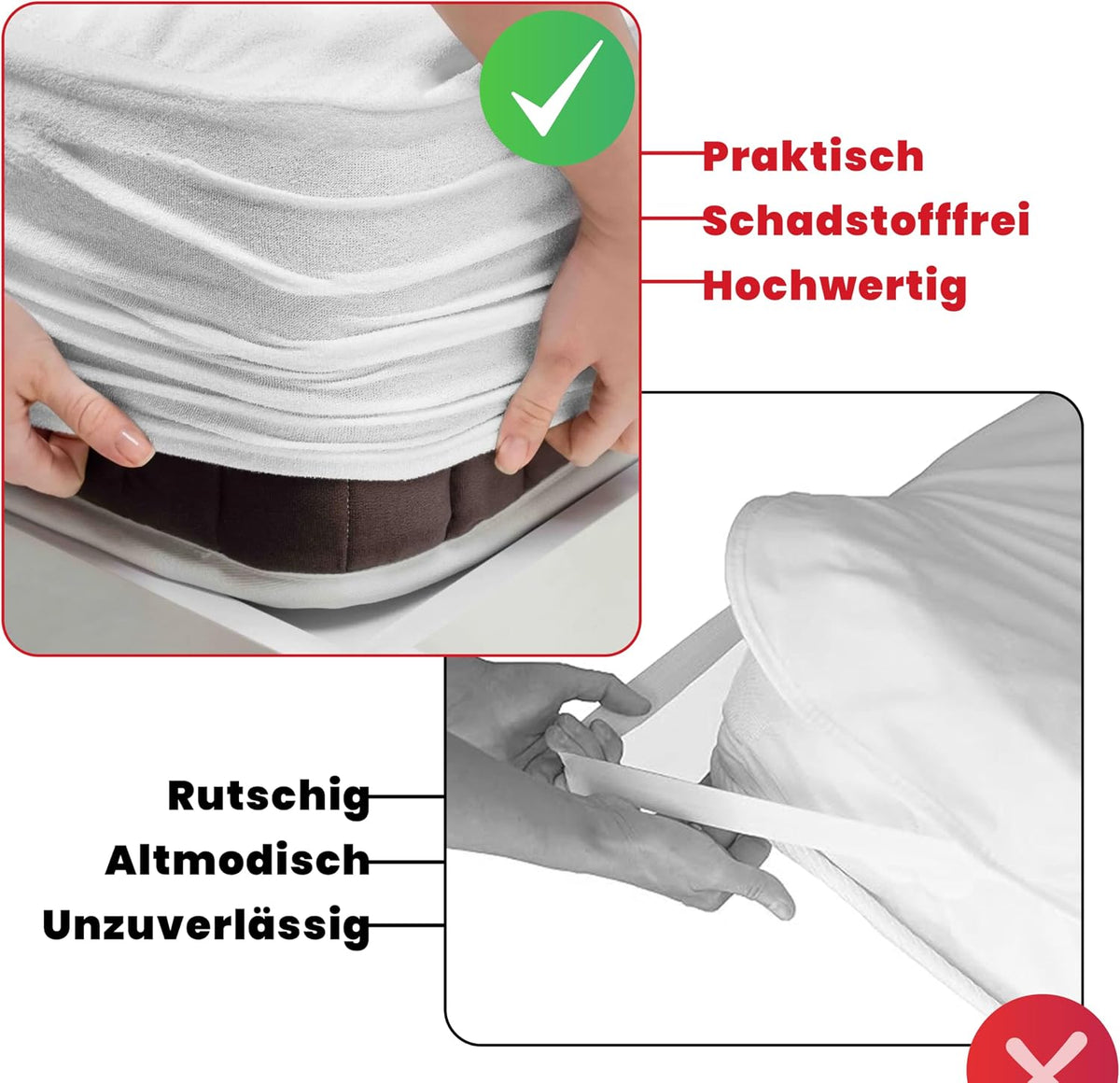 Wasserdichter Matratzenschoner Bezug