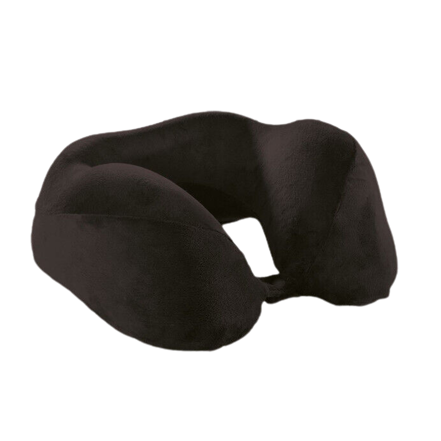 Eve Textile® Reise- Nackenkissen schwarz mit Erhöhung